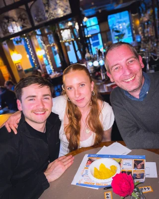 It was a night of firsts at our Monday night PUB QUIZ last night. Loads of new faces, not to mention our first team to win back-to-back! FINALLY! 
Couldn’t make it? No fuss! Our PUB QUIZ will be back next Monday (and every Monday for that matter)